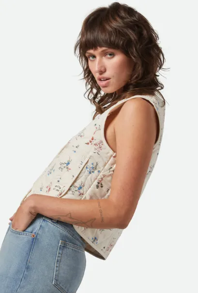 Field Floral Quilted Vest