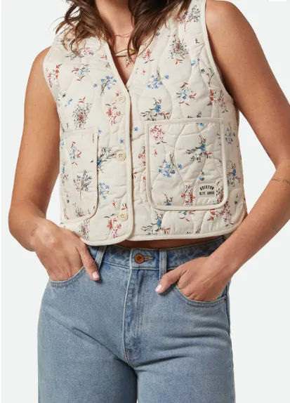 Field Floral Quilted Vest