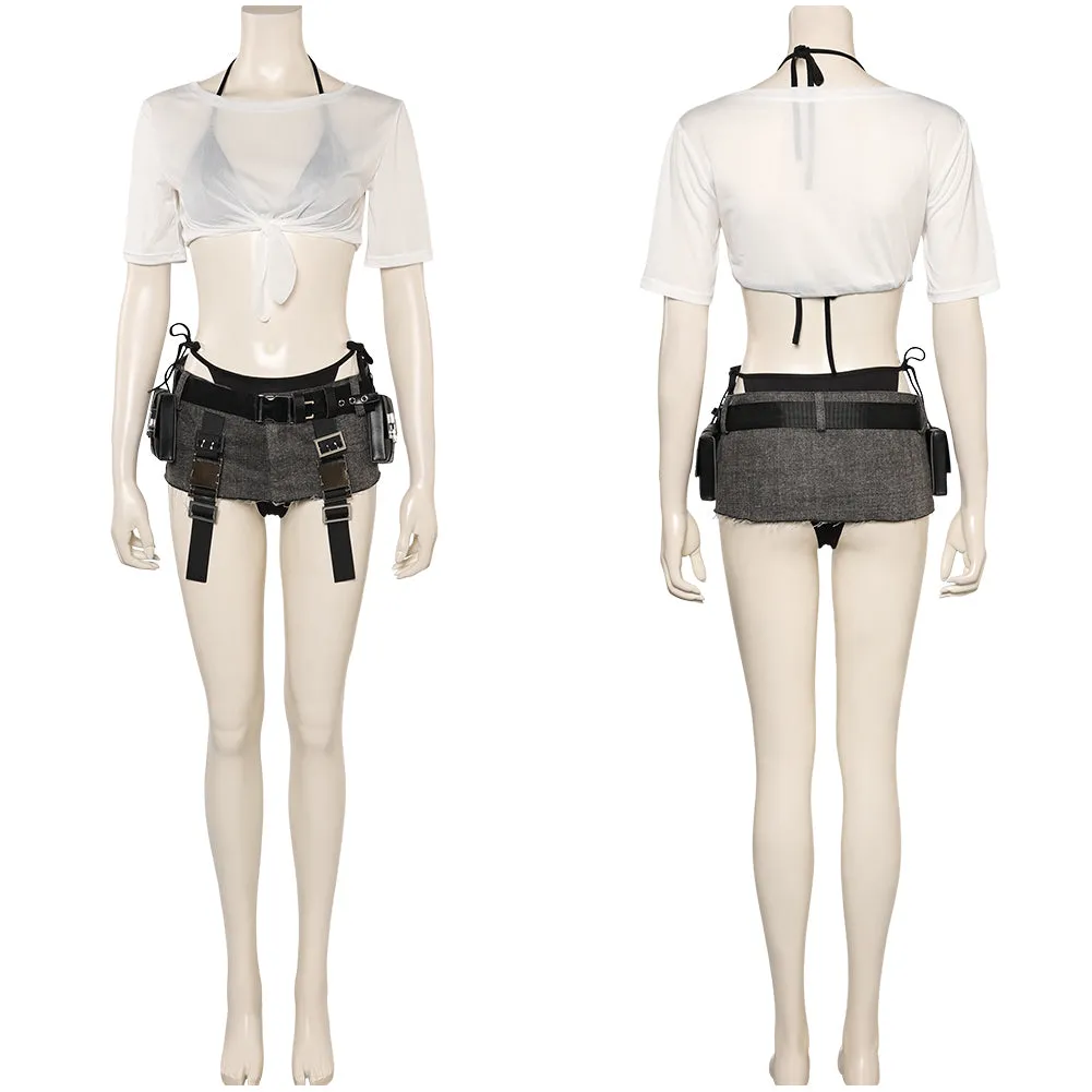 Final Fantasy Tifa Lockhart Cosplay Costume  Outfits Halloween Carnival Suit