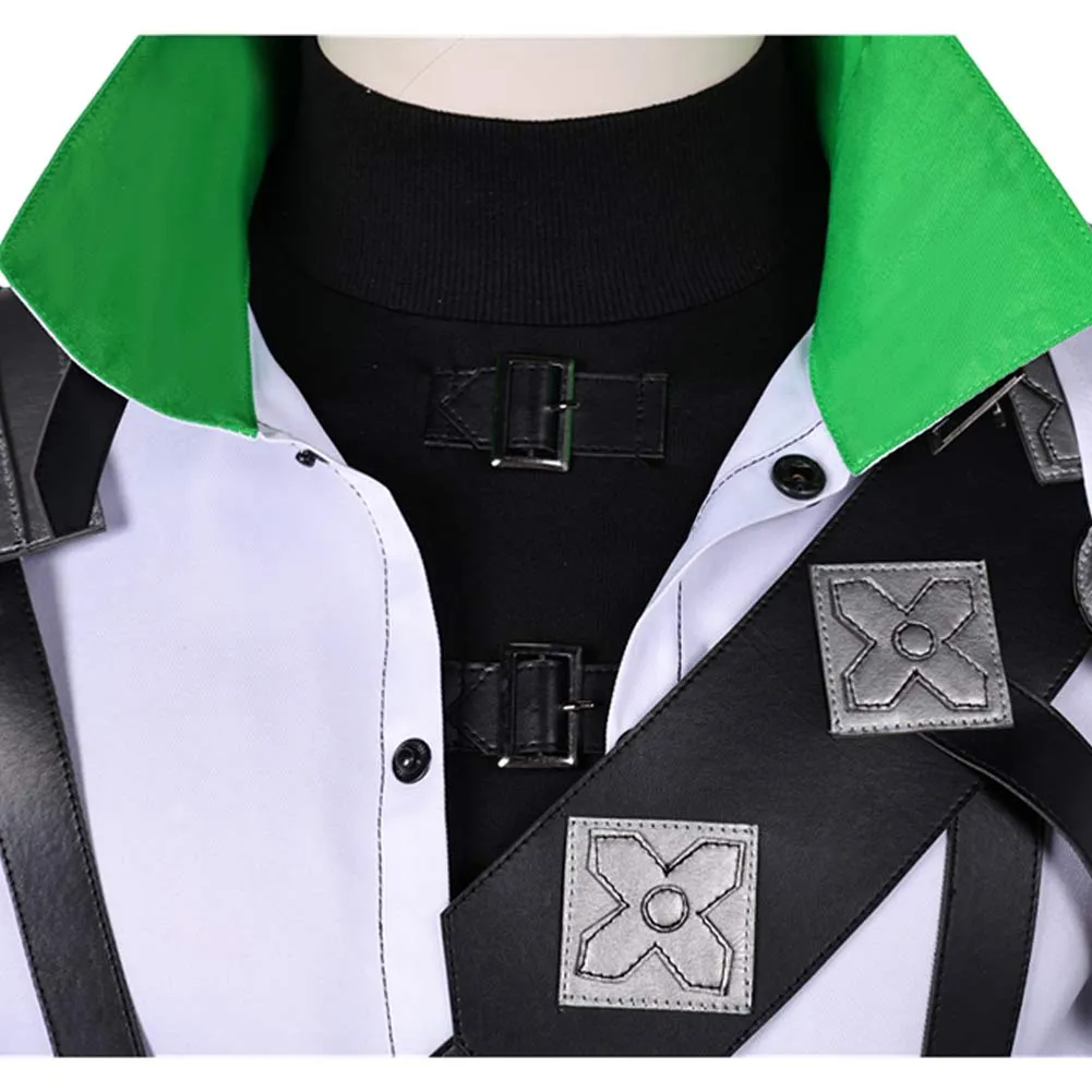 Final Fantasy VII Cloud White Set Cosplay Costume Outfits Halloween Carnival Suit