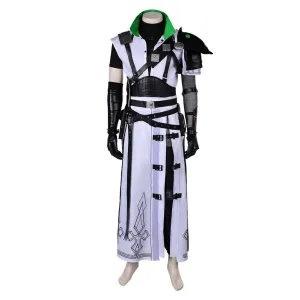 Final Fantasy VII Cloud White Set Cosplay Costume Outfits Halloween Carnival Suit