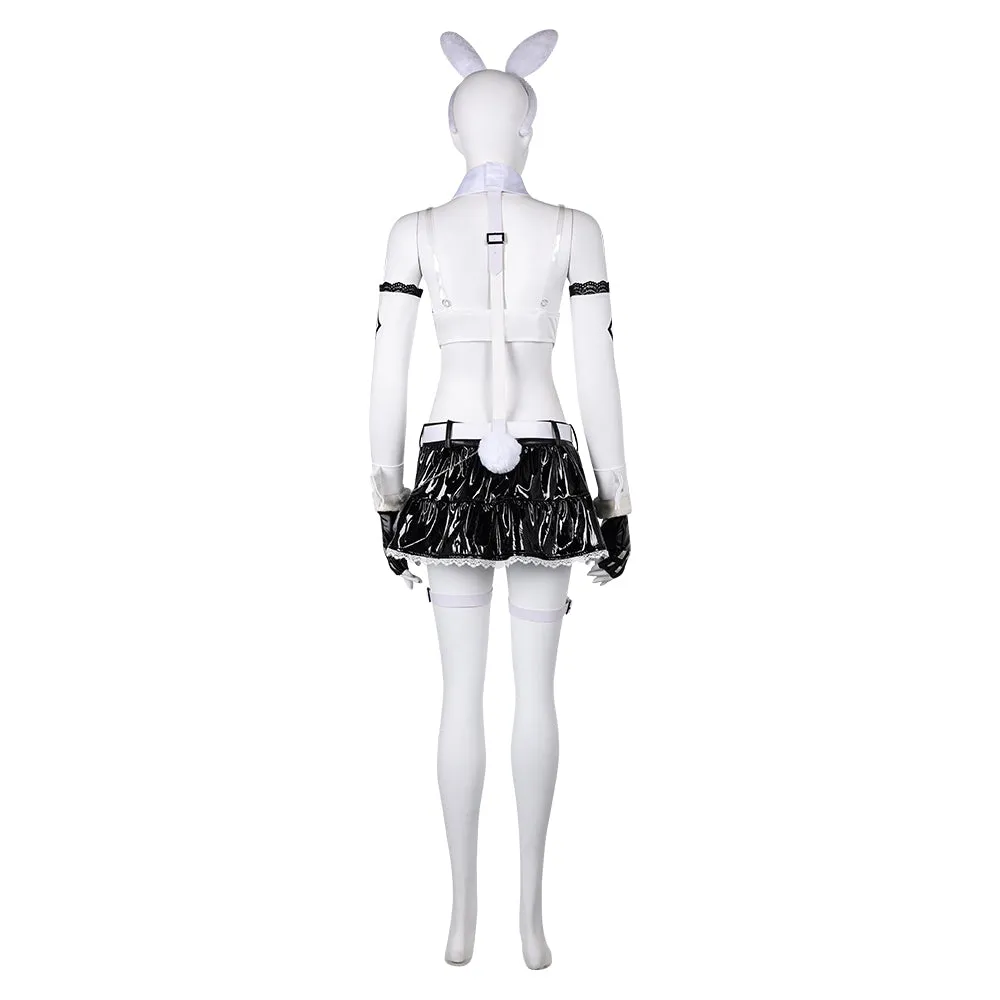 Final Fantasy VII Tifa Lockhart White Bunny Girl Cosplay Costume Outfits Halloween Carnival Suit