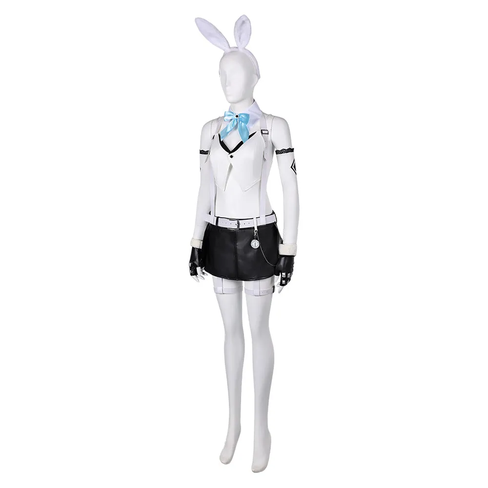 Final Fantasy VII Tifa Lockhart White Bunny Girl Cosplay Costume Outfits Halloween Carnival Suit
