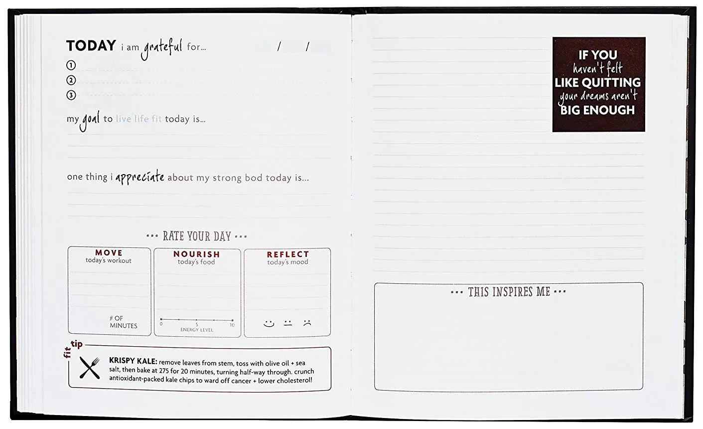 Fitlosophy Goal Getter Fitspiration Journal: 16 Weeks of Guided Fitness Inspiration by Fitlosophy