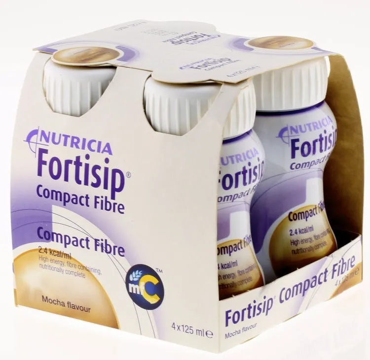 Fortisip Compact Fibre Mocha ( 4 x 125ml)