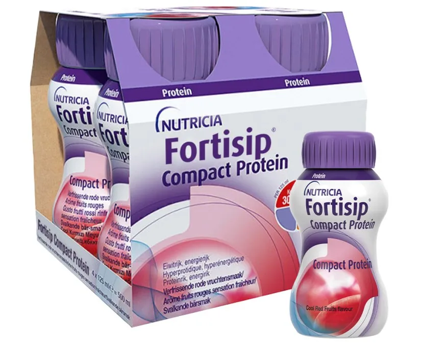 Fortisip Compact Protein Cool Red Fruits (4 x 125ml)
