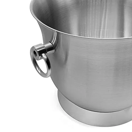 Fortune Candy Insulated Ice Bucket - Double Walled Stainless Steel Ice Bucket with Ice Tongs, Scoop, Lid, and Exclusive Handmade Nylon Holder - 3.3 L, Black