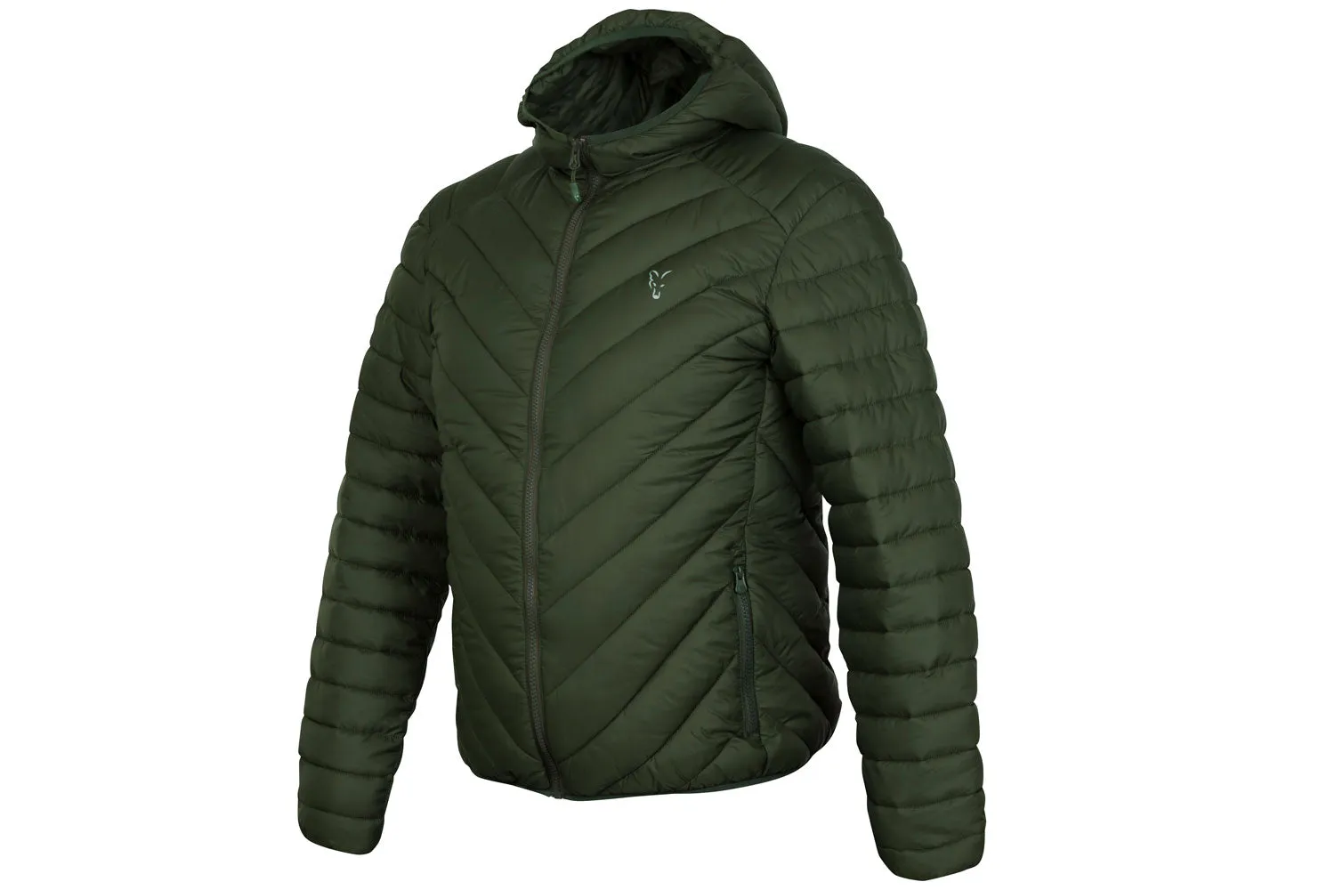 Fox Collection quilted Jacket Green / Silver