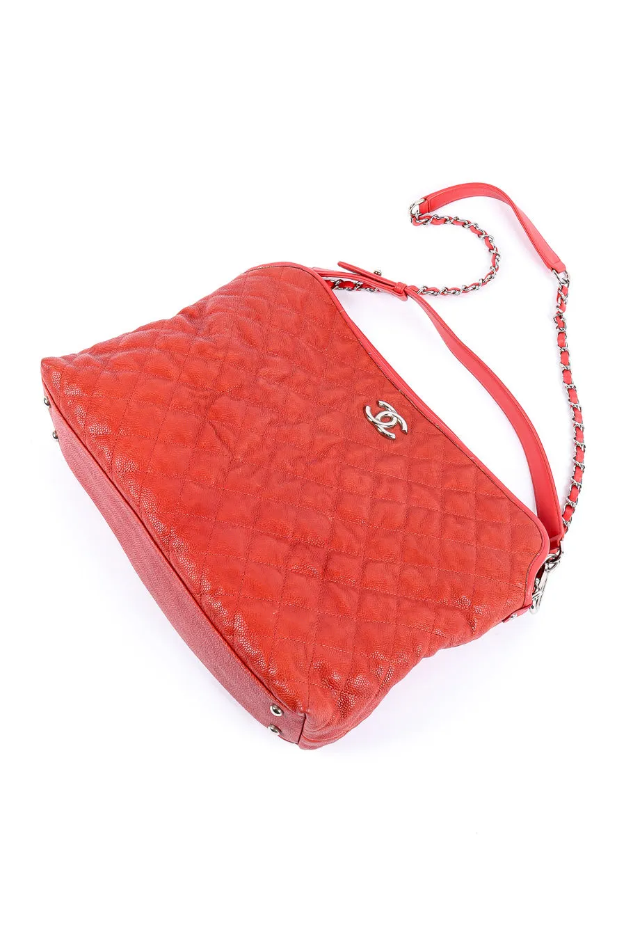 French Riviera Quilted Hobo Bag