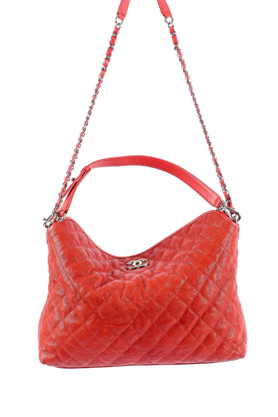 French Riviera Quilted Hobo Bag