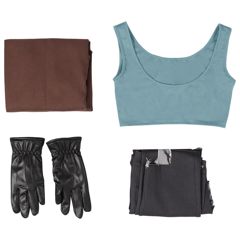 Friday the 13th Jason Voorhees Cosplay Costume Women Vest Coat Pants Belt Outfits Halloween Carnival Suit