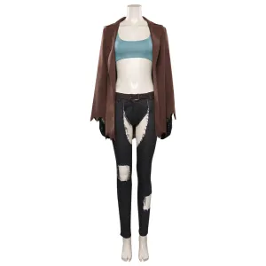 Friday the 13th Jason Voorhees Cosplay Costume Women Vest Coat Pants Belt Outfits Halloween Carnival Suit