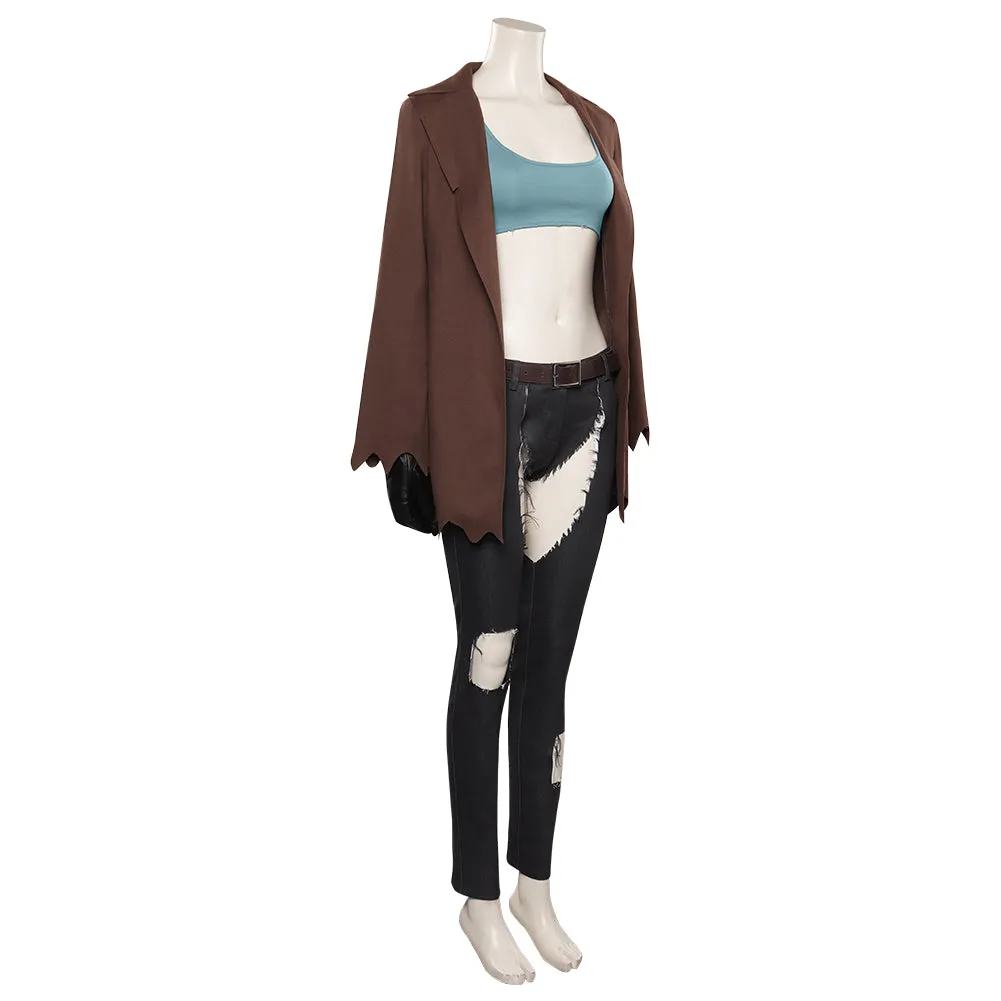 Friday the 13th Jason Voorhees Cosplay Costume Women Vest Coat Pants Belt Outfits Halloween Carnival Suit