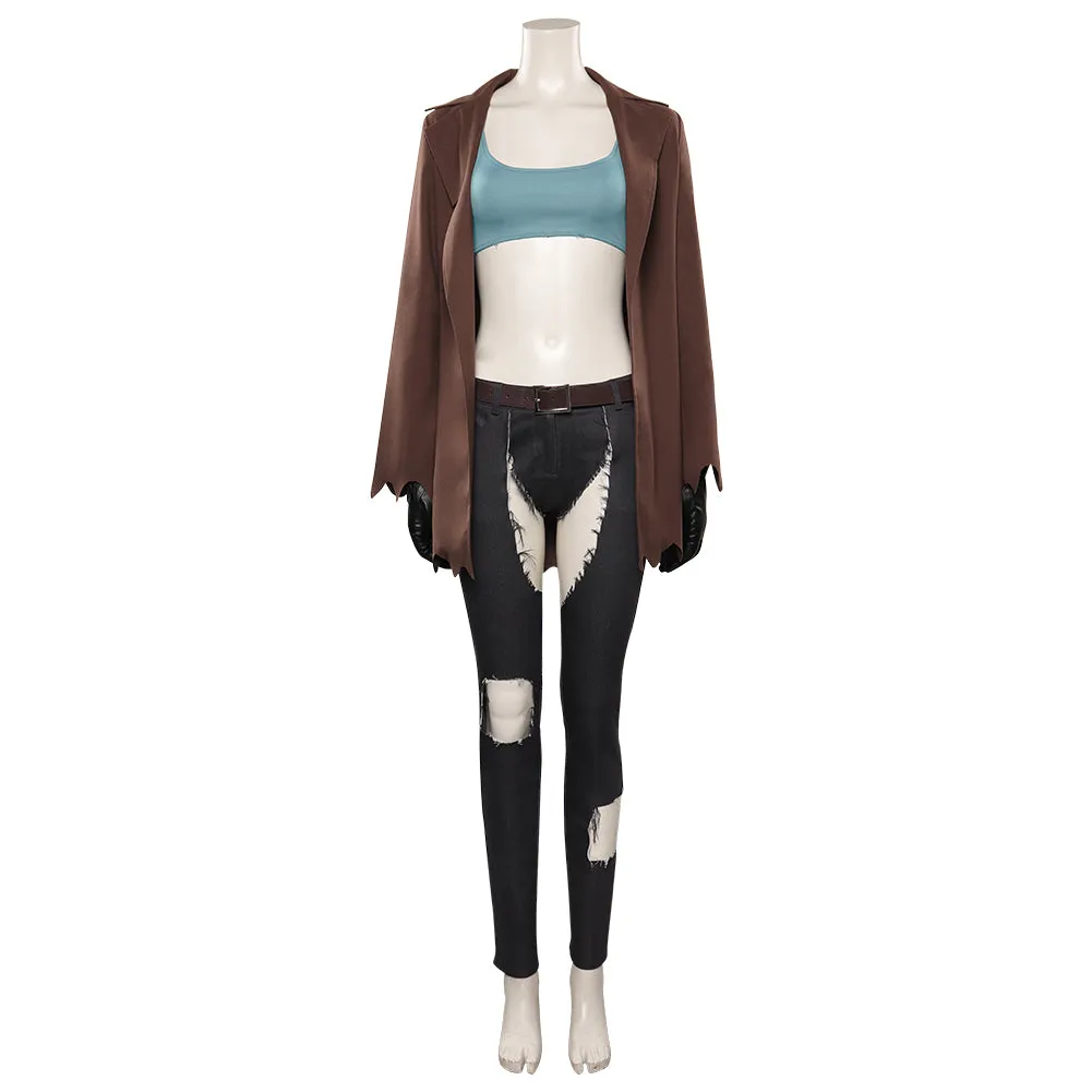 Friday the 13th Jason Voorhees Cosplay Costume Women Vest Coat Pants Belt Outfits Halloween Carnival Suit