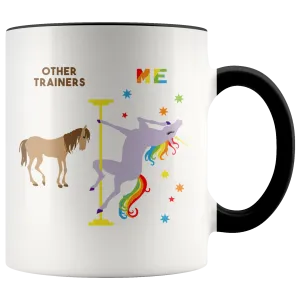 Funny Trainer Gift Fitness Trainer Best Personal Trainer Ever Mug Birthday Gift Coffee Cup Pole Dancing Unicorn
