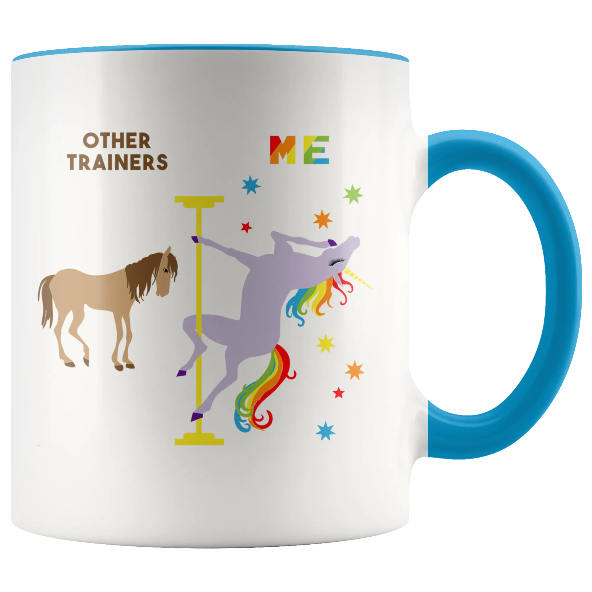 Funny Trainer Gift Fitness Trainer Best Personal Trainer Ever Mug Birthday Gift Coffee Cup Pole Dancing Unicorn
