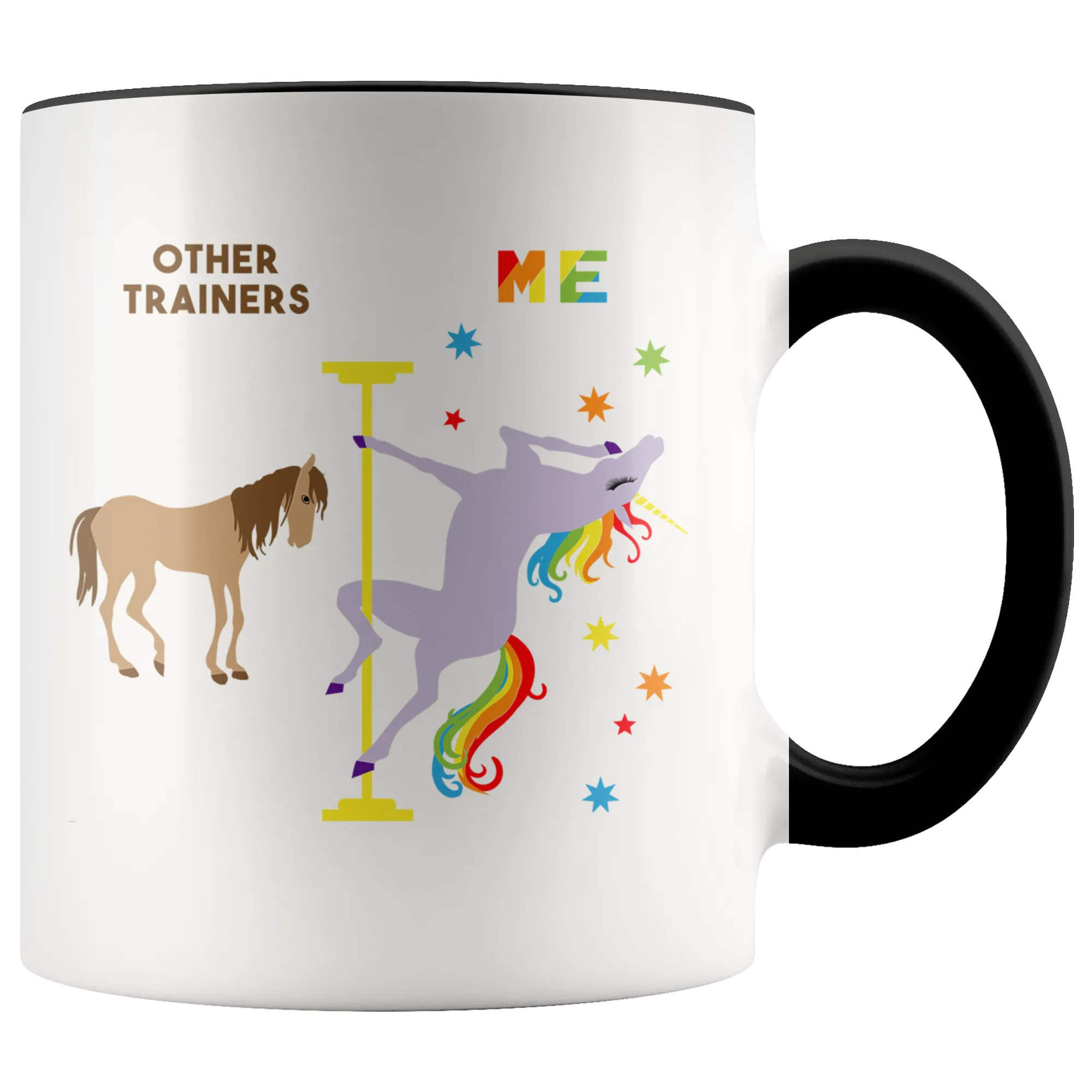 Funny Trainer Gift Fitness Trainer Best Personal Trainer Ever Mug Birthday Gift Coffee Cup Pole Dancing Unicorn