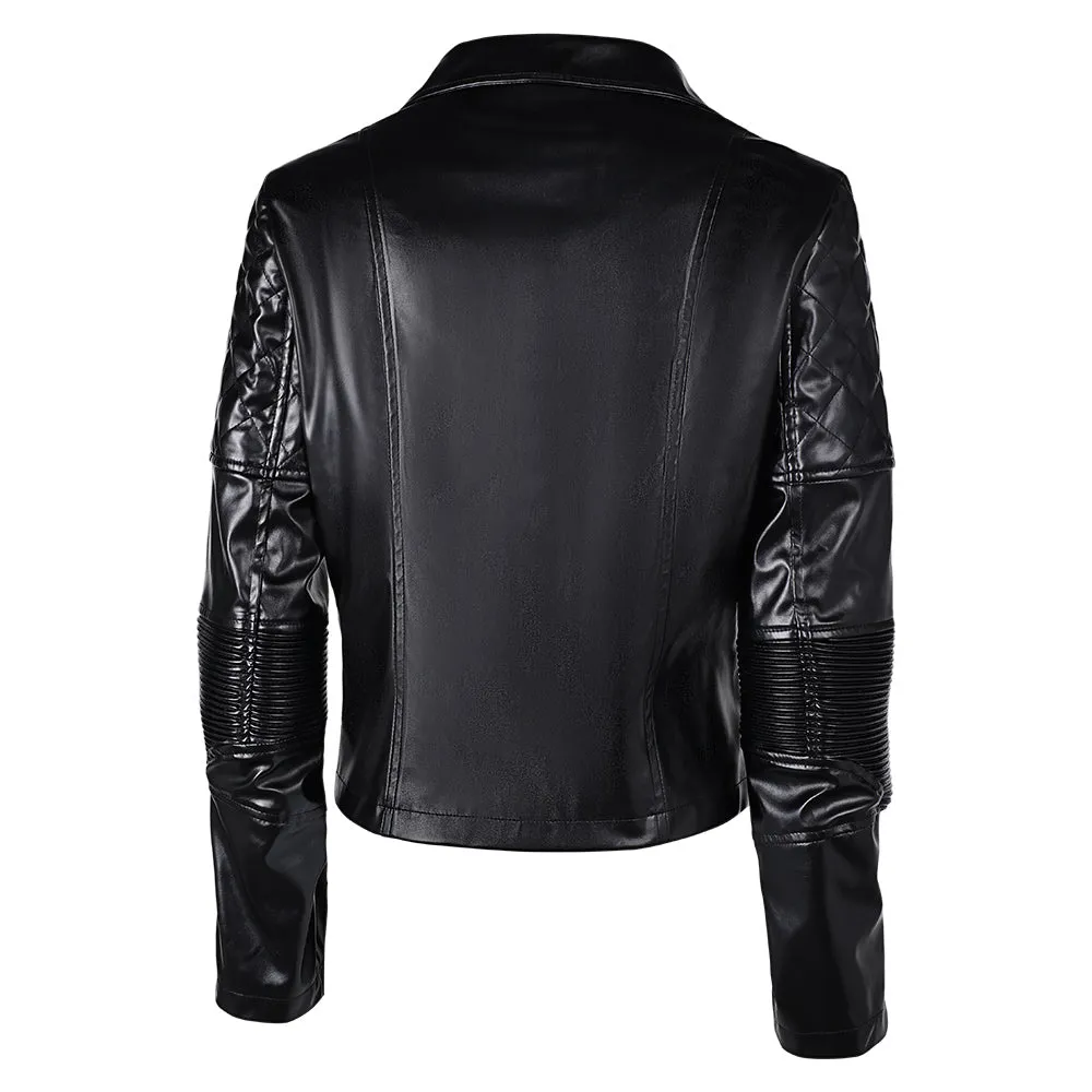Furiosa: A Mad Max Saga Furiosa Black Jacket Cosplay Costume Outfits Halloween Carnival Suit