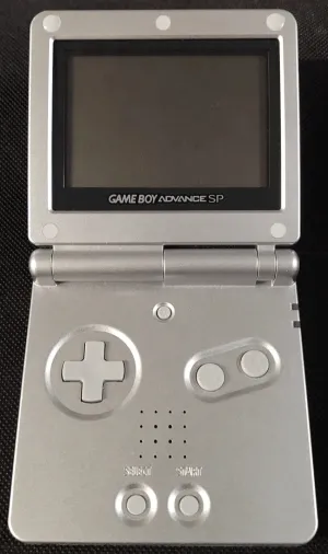Gameboy Advance SP 001 konsol (Sølv)