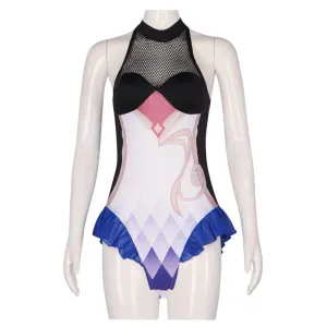 Genshin Impact Ganyu Cosplay Costume Women Swimsuit Outfits Halloween Carnival Suit