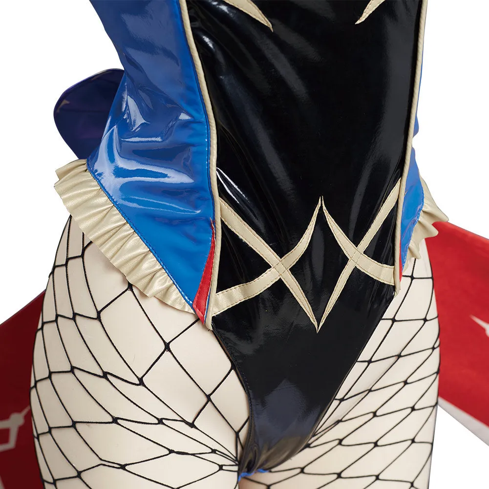 Genshin Impact Mona Bunny Girls Jumpsuit Outfits Cosplay Costume Halloween Carnival Suit