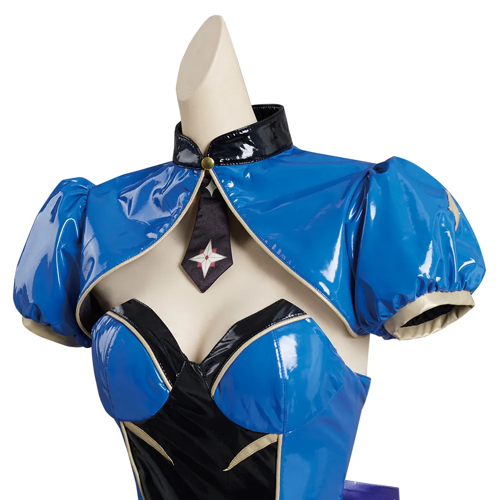 Genshin Impact Mona Bunny Girls Jumpsuit Outfits Cosplay Costume Halloween Carnival Suit