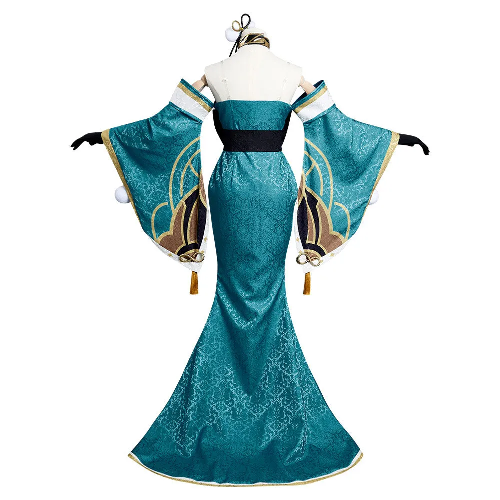 Genshin Impact Ms Hina/Gorou Outfits Cosplay Costume Halloween Carnival Suit