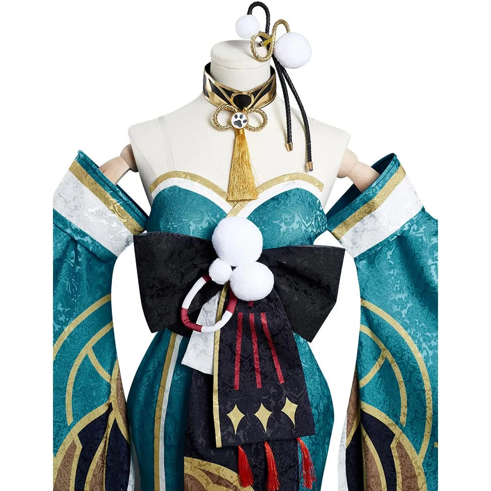 Genshin Impact Ms Hina/Gorou Outfits Cosplay Costume Halloween Carnival Suit