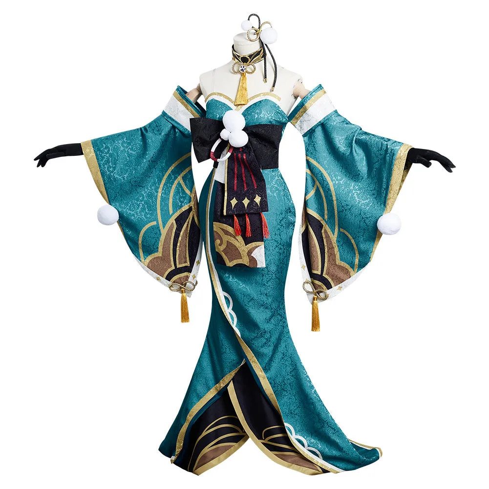 Genshin Impact Ms Hina/Gorou Outfits Cosplay Costume Halloween Carnival Suit