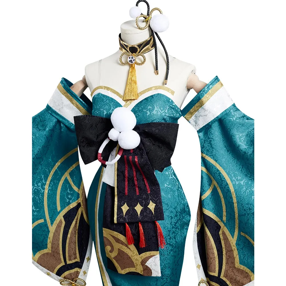 Genshin Impact Ms Hina/Gorou Outfits Cosplay Costume Halloween Carnival Suit