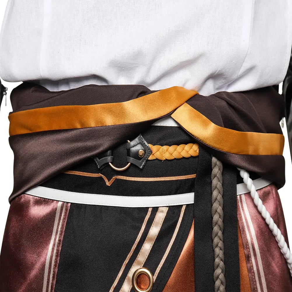 Genshin Impact Shikanoin Heizou Cosplay Costume Coat Pants Outfits Halloween Carnival Suit