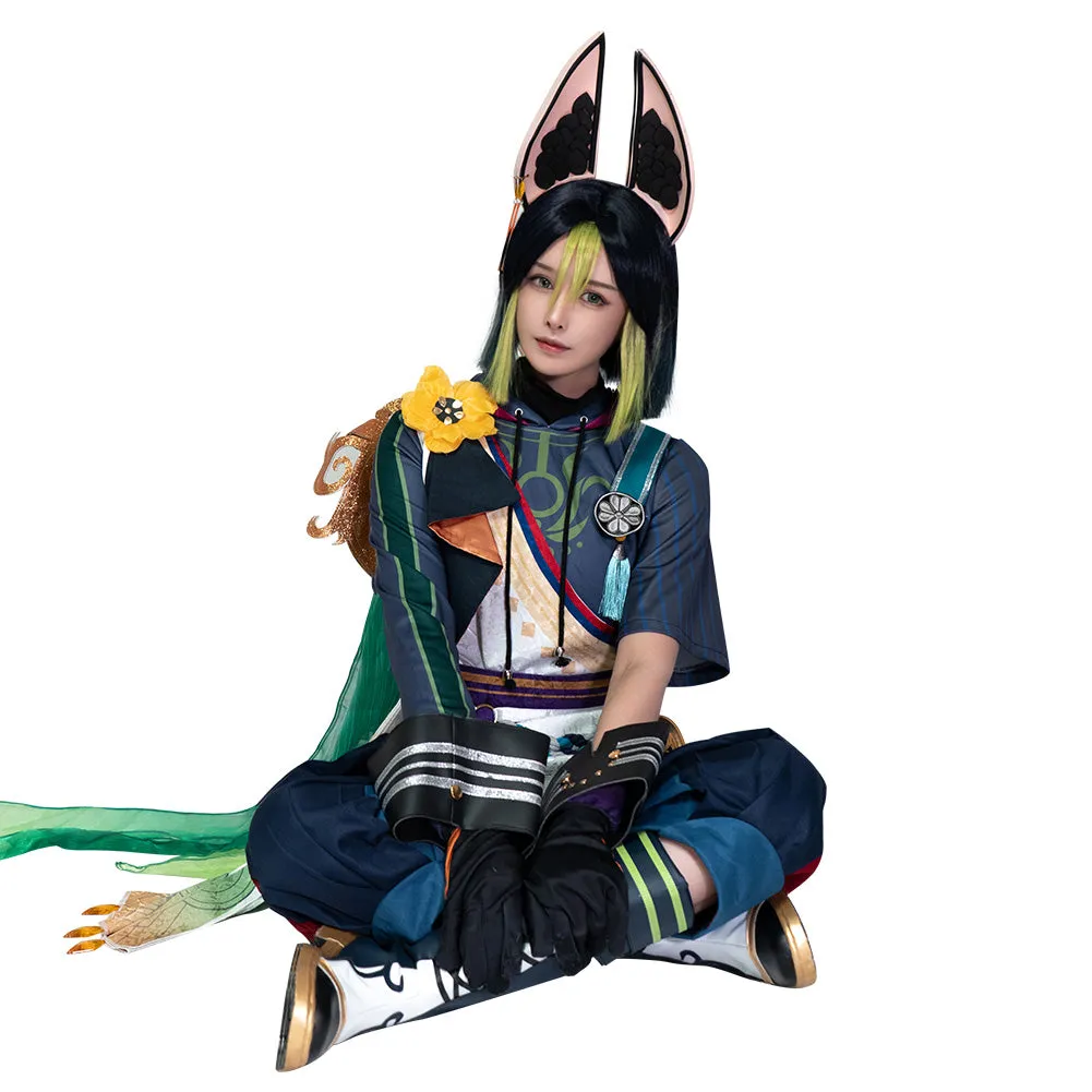 Genshin Impact - Tighnaria Cosplay Costume Outfits Halloween Carnival Suit