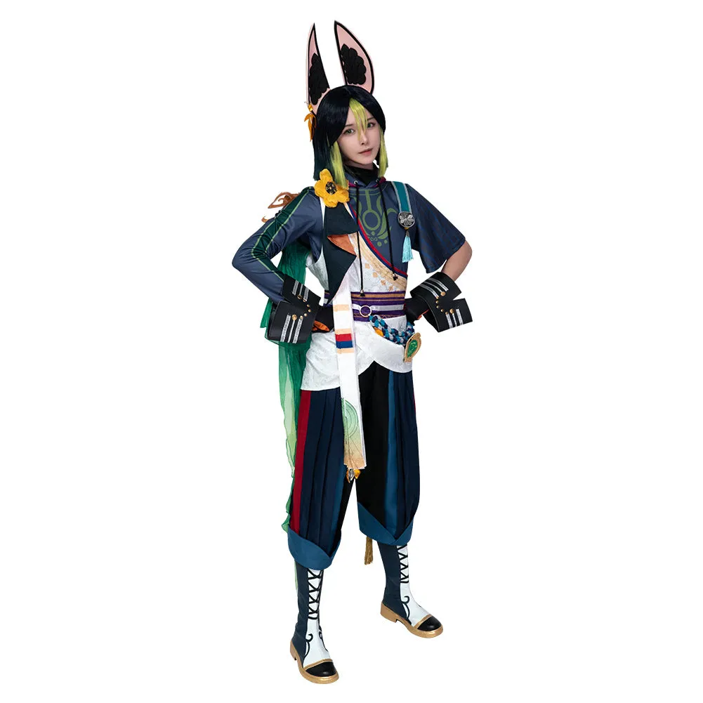 Genshin Impact - Tighnaria Cosplay Costume Outfits Halloween Carnival Suit