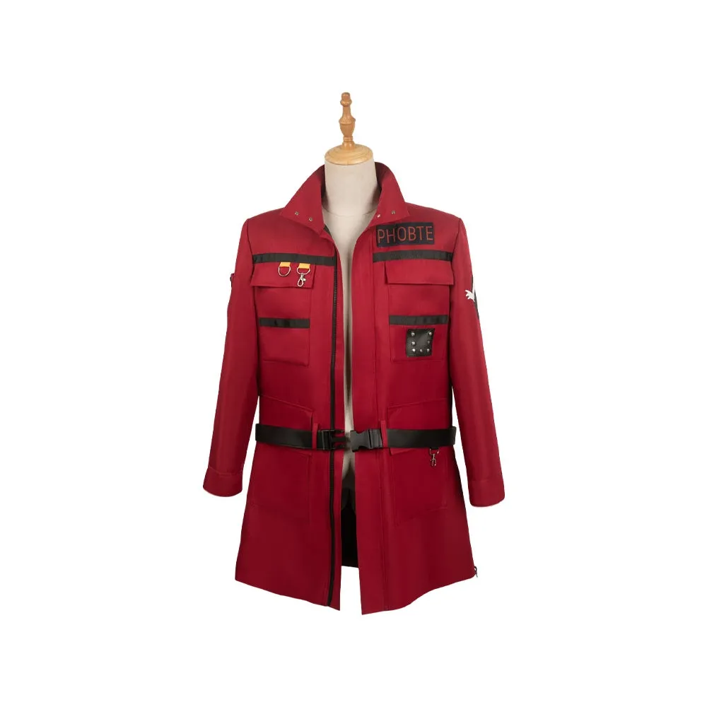 Ghostbusters Phoebe Spengler Red Jacket Cosplay Costume Outfits Halloween Carnival Suit