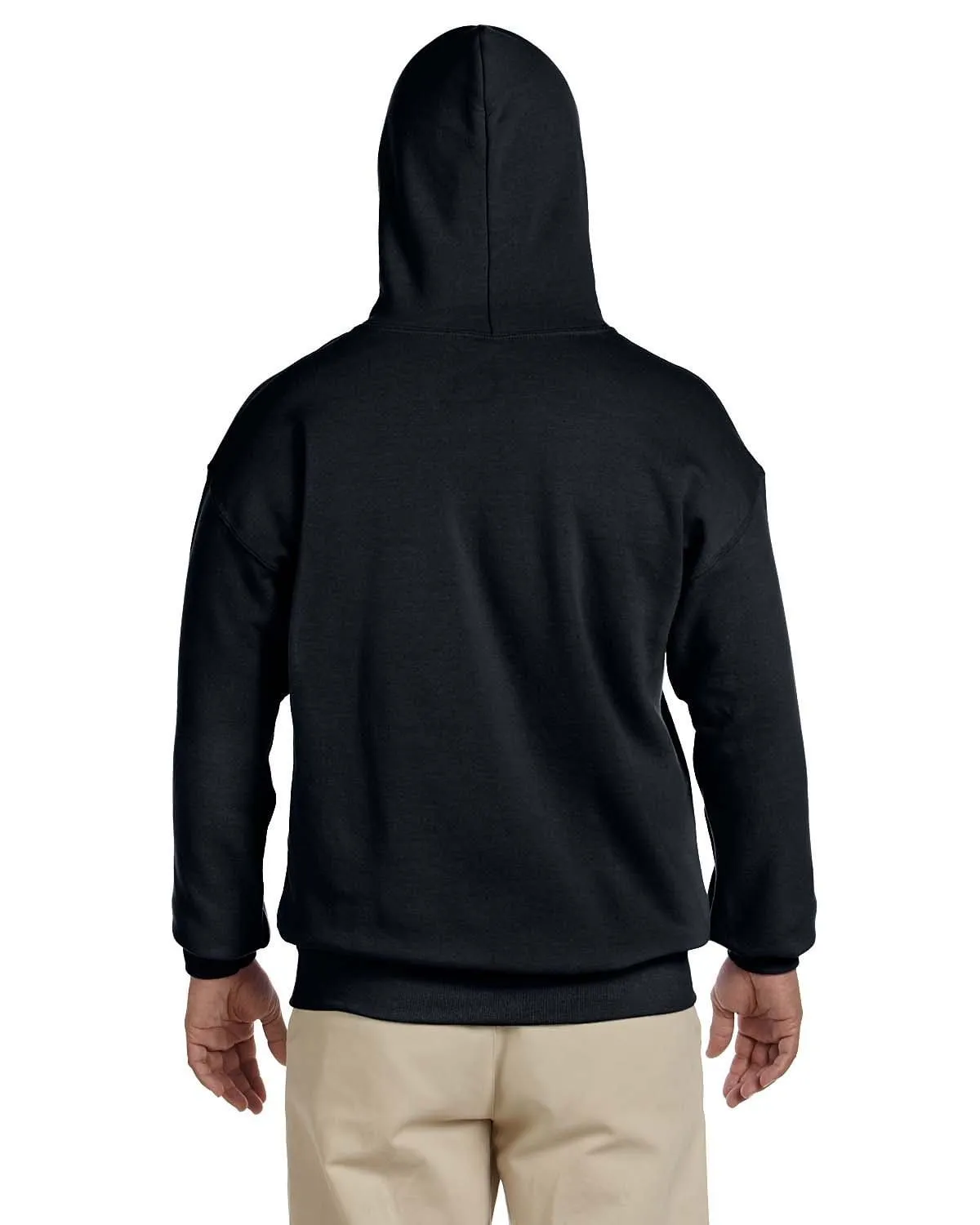 Gildan Lightweight 50/50 Hoodie Sweatshirt | Black