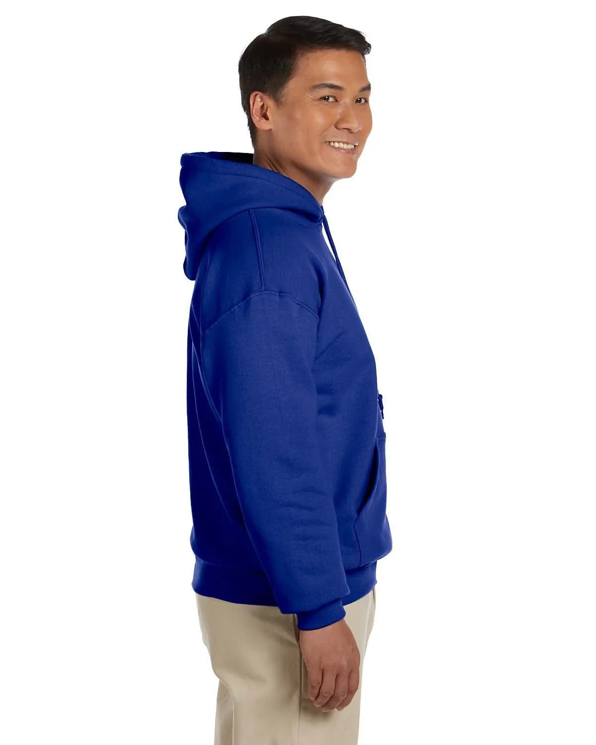 Gildan Lightweight 50/50 Hoodie Sweatshirt | Royal