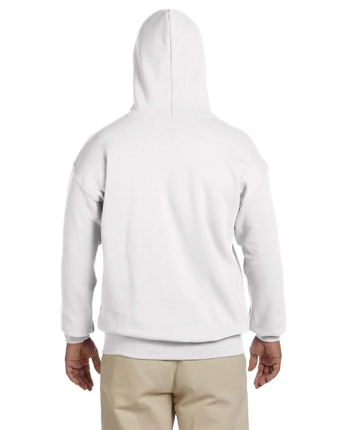 Gildan Lightweight 50/50 Hoodie Sweatshirt | White