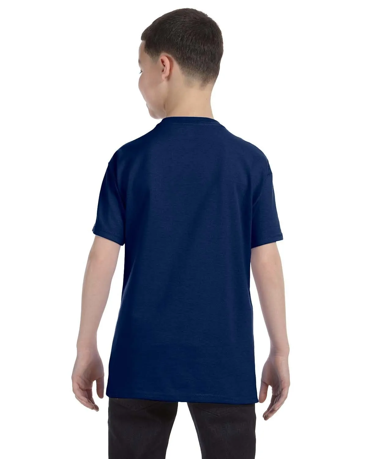 Gildan Youth Lightweight 100% Cotton T-Shirt | Navy