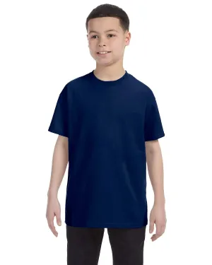 Gildan Youth Lightweight 100% Cotton T-Shirt | Navy