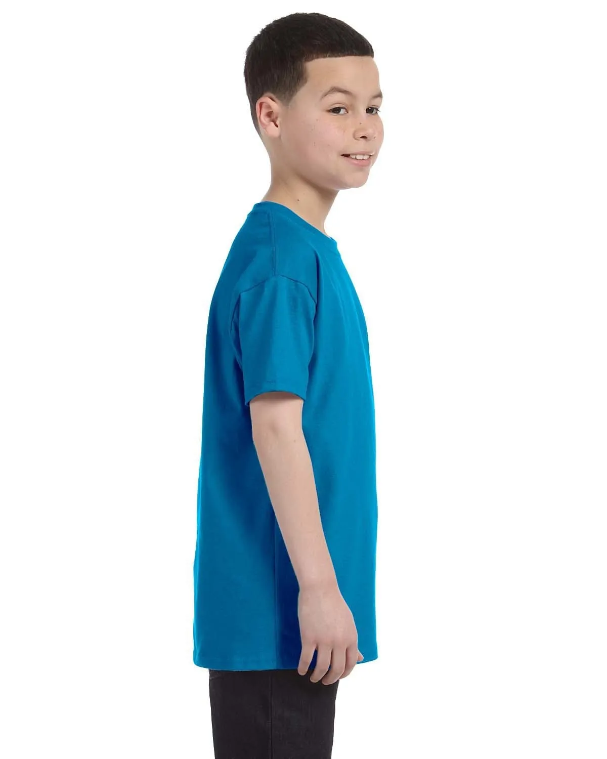 Gildan Youth Lightweight 100% Cotton T-Shirt | Sapphire