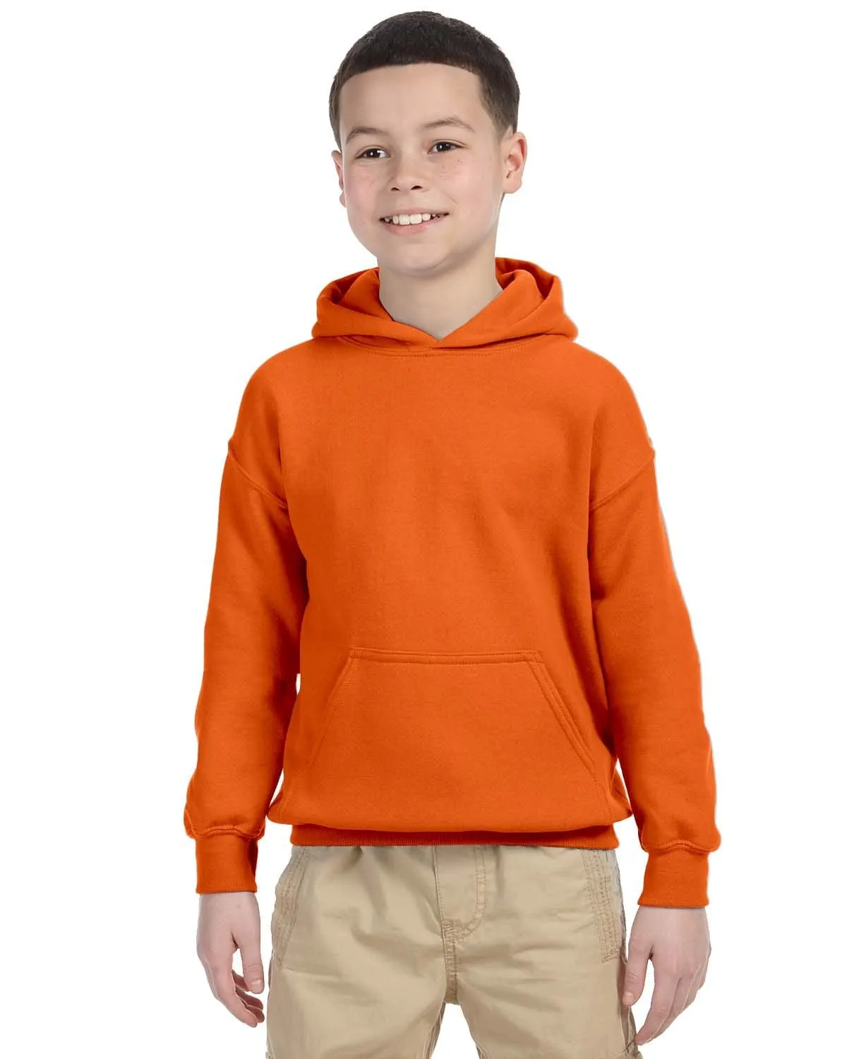 Gildan Youth Lightweight 50/50 Hoodie | Orange