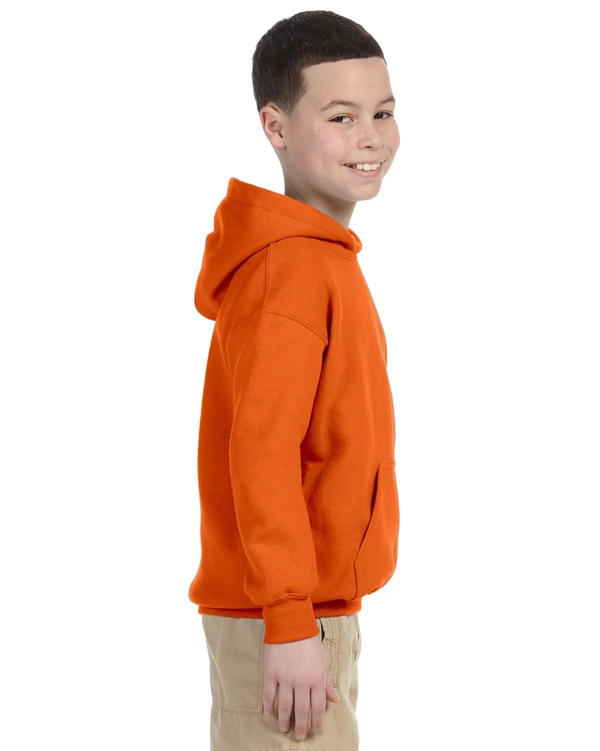 Gildan Youth Lightweight 50/50 Hoodie | Orange