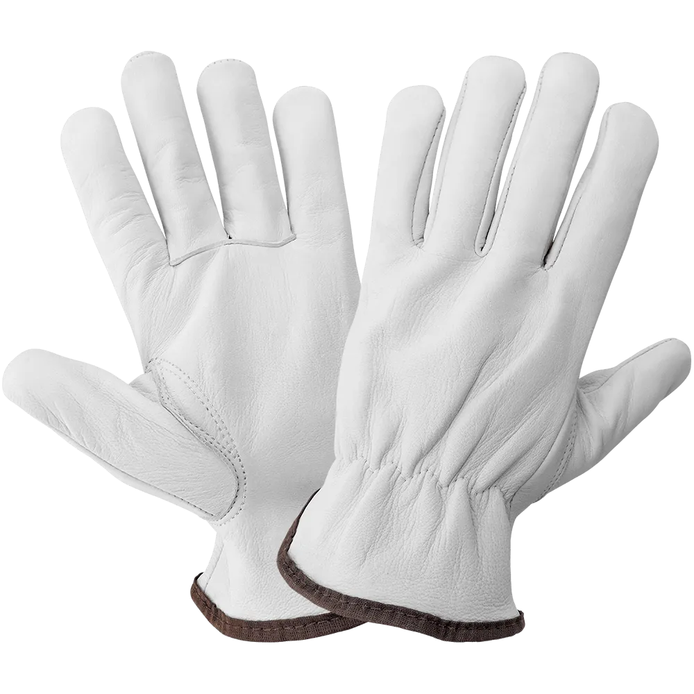Global Glove & Safety 3200GE Economy Grade Goatskin Leather Drivers Gloves