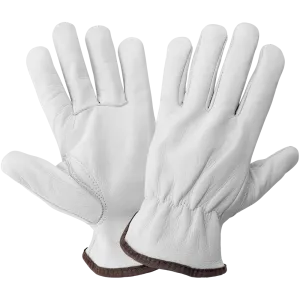 Global Glove & Safety 3200GE Economy Grade Goatskin Leather Drivers Gloves