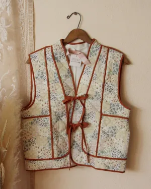 Goldie Quilted Floral Vest