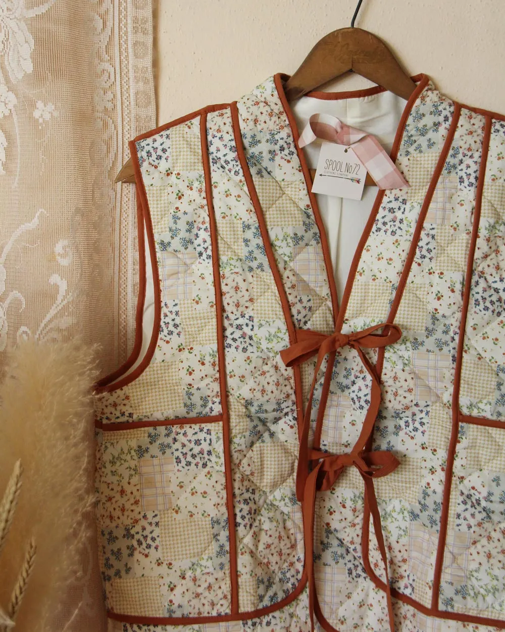 Goldie Quilted Floral Vest