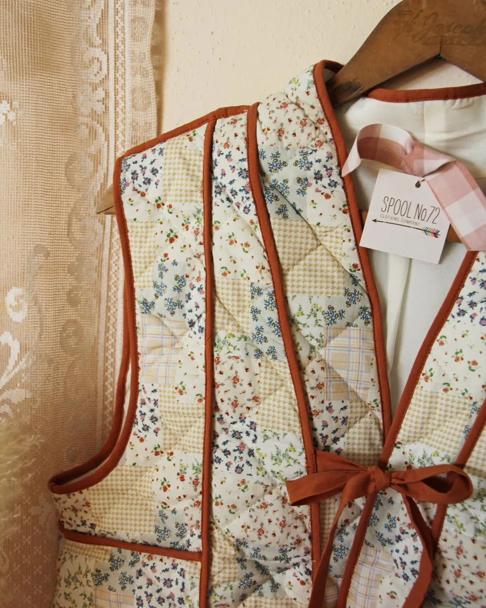 Goldie Quilted Floral Vest