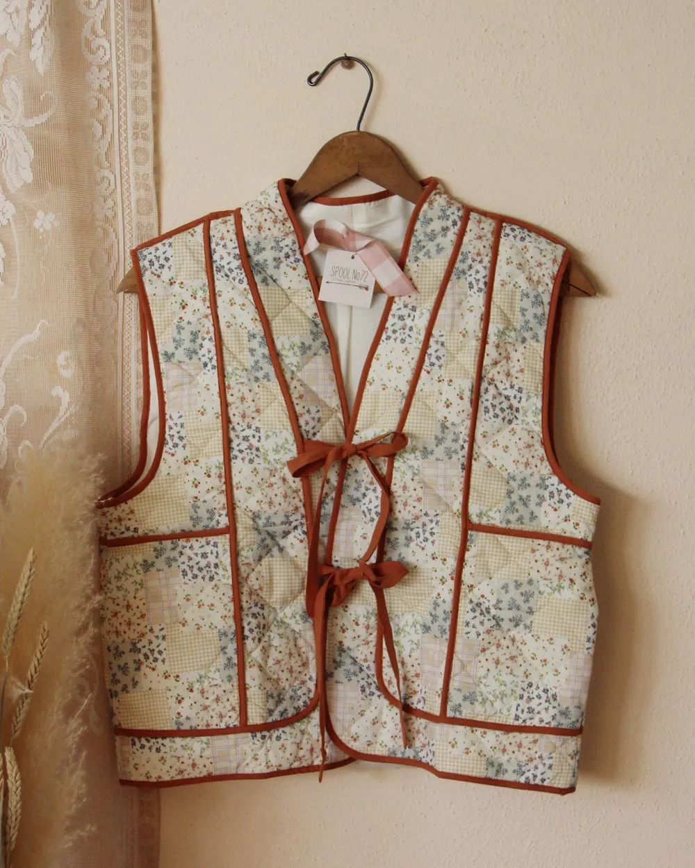 Goldie Quilted Floral Vest