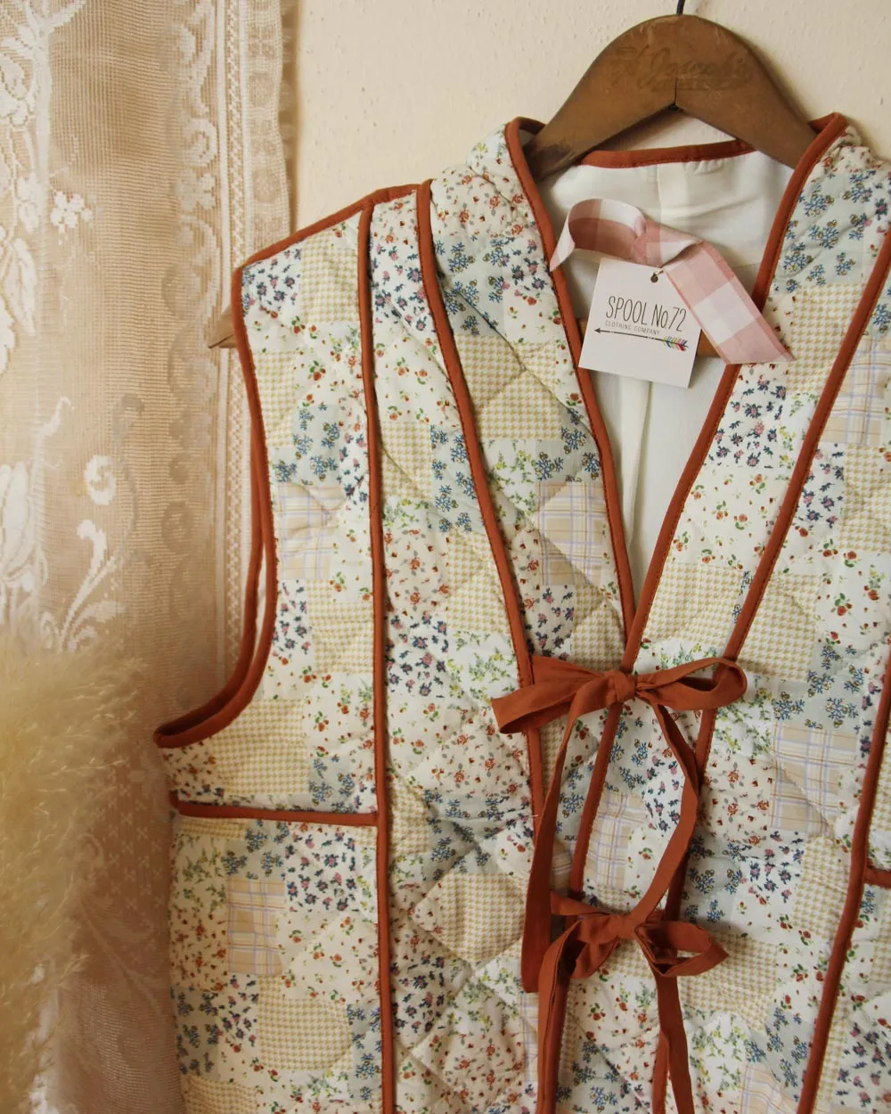 Goldie Quilted Floral Vest