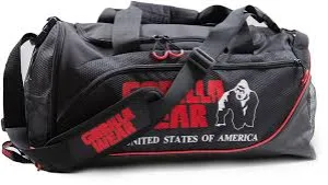 Gorilla Wear - Jerome Gym Bag - Black/Red